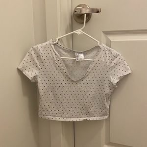 polka dot top